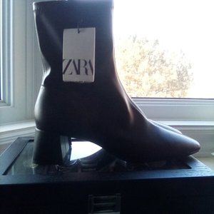 NET Zara block heel boots